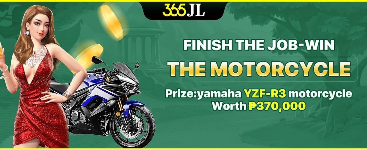 Motorcycle Grand Prize Giveaway promotion banner